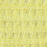 Yellow Eyelet Pointelle Knit, Polyester — texture