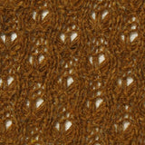 Rust Openwork Pointelle Knit, Polyester — texture