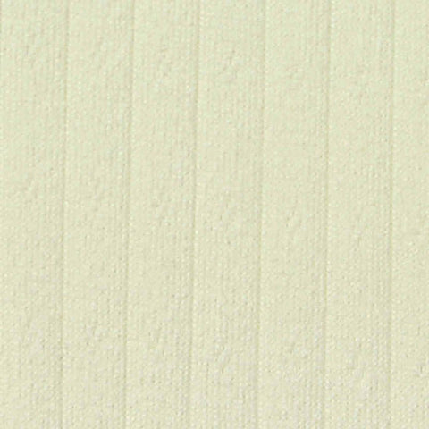 Cream Vertical-Stripe Pointelle Knit, Polyester, 270 gsm