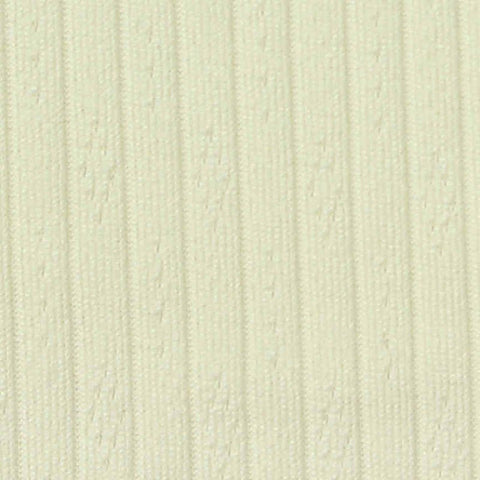 Beige Tone-on-Tone Pointelle Knit, Polyester