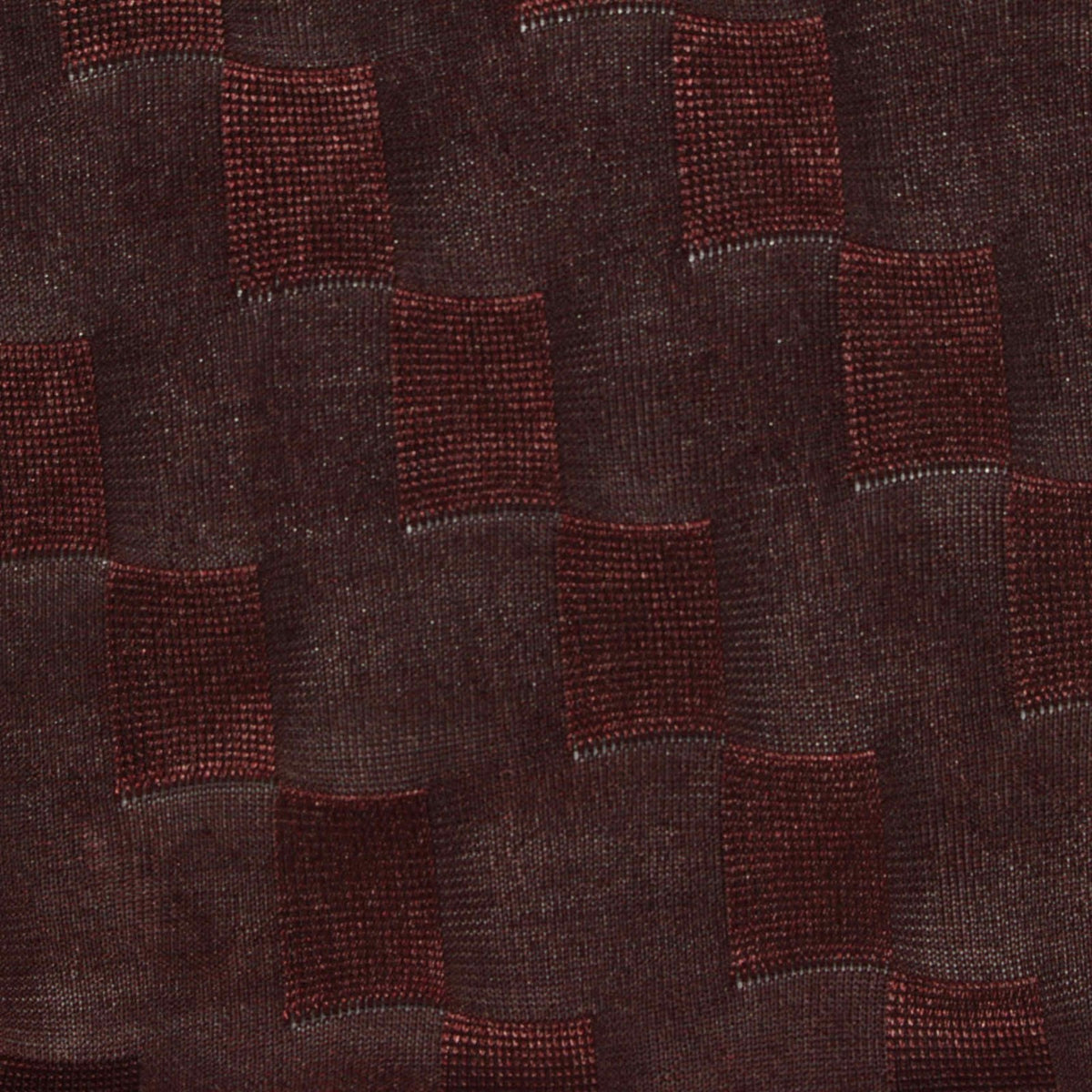 Brown Square Pointelle Knit, Polyester