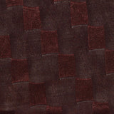 Brown Square Pointelle Knit, Polyester
