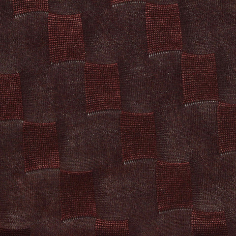Brown Square Pointelle Knit, Polyester