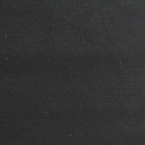 Polyester Viscose Stretch Scuba Knit Fabric, 300 gsm, 160 cm — Black