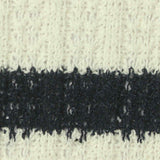 Off-White Horizontal-Stripe Knit, Cotton-Poly — texture