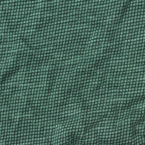 Teal Diamond Scuba Knit, Modal-Poly