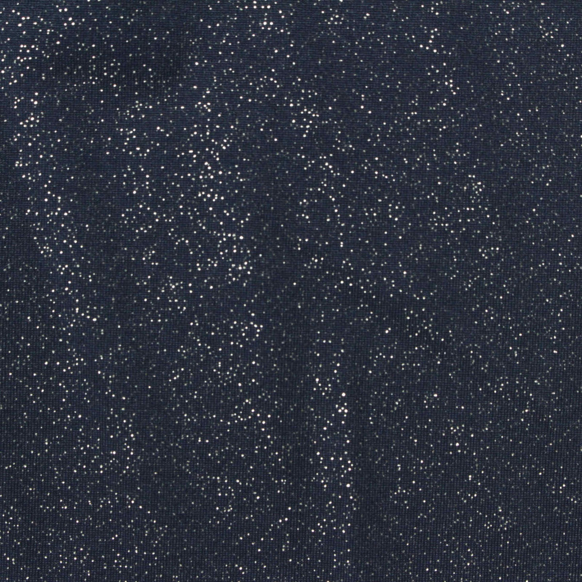 White Glitter-Dot Jersey Knit, Polyester