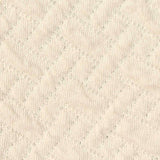 Cream Tone-on-Tone Zigzag Jacquard, Cotton-Poly — texture