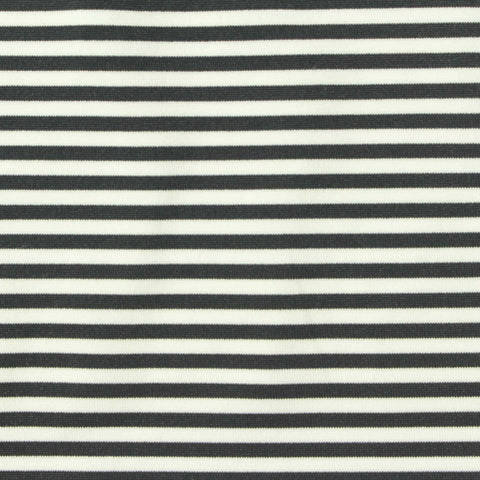 Black Stripes Knit, Polyester, 185 gsm