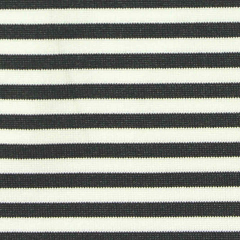 Black Stripes Knit, Polyester, 185 gsm