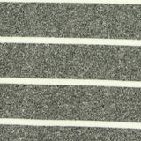 Heather Grey Horizontal-Stripe Milk Silk Knit, Polyester — texture
