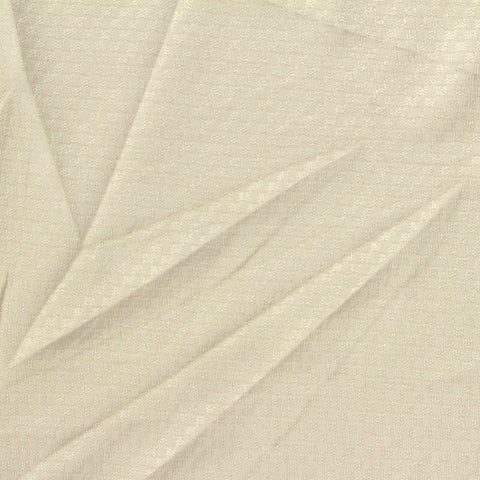 Cream Tone-on-Tone Jacquard, Polyester, 180 gsm