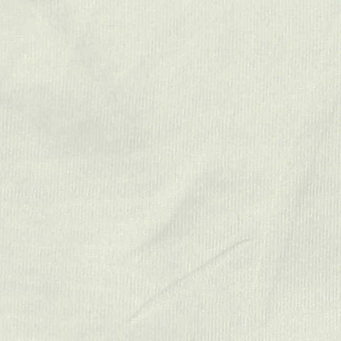 Polyester Stretch Milk Silk Knit Fabric, 130 gsm, 155 cm — White