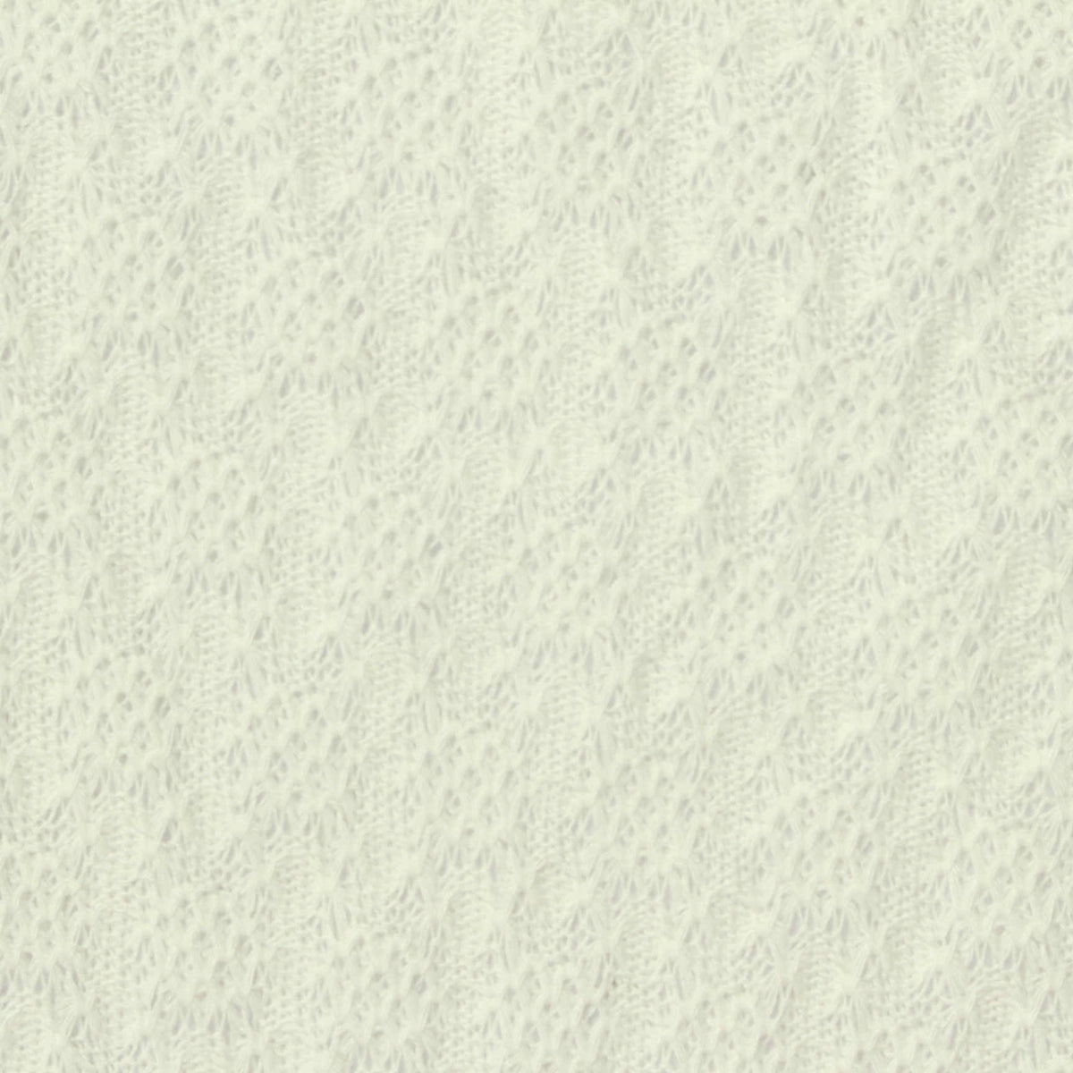 Cream Floral Mesh, Viscose-Acrylic