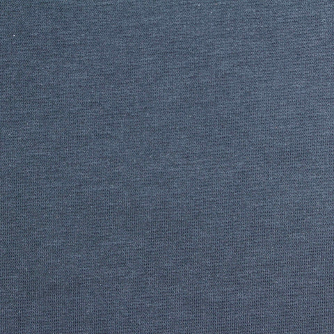 Cotton Polyester Stretch Ponte Knit Fabric, 240 gsm, 155 cm — Navy