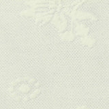 White Tone-on-Tone Floral Jacquard, Polyester — texture