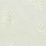White Tone-on-Tone Floral Jacquard, Polyester