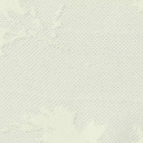 White Abstract-Floral Jacquard, Polyester