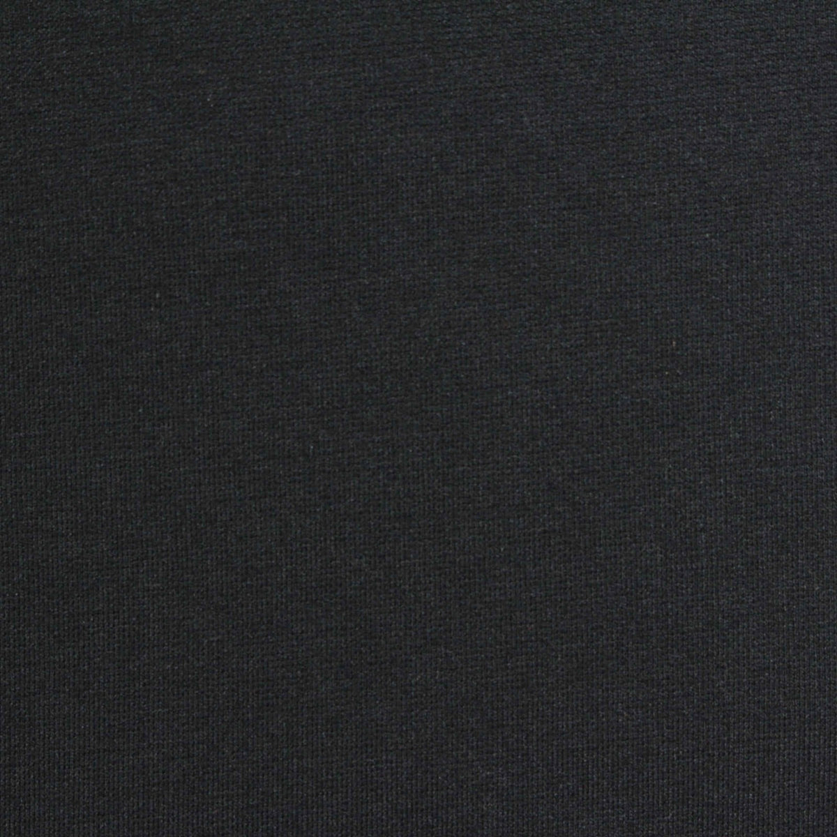 Viscose Nylon Stretch Ponte Knit Fabric, 340 gsm, 155 cm — Black