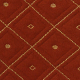 Gold Diamond Jacquard, Poly-Viscose