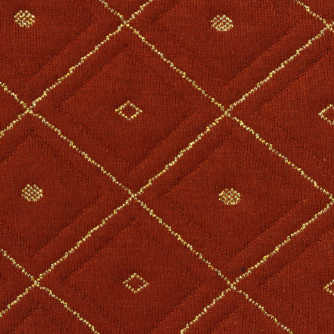 Gold Diamond Jacquard, Poly-Viscose