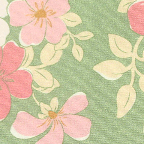 Printed 100% Cotton Poplin Fabric, 120 gsm, 145 cm — Green