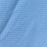 Polyester Stretch Waffle Knit Fabric, 260 gsm, 170 cm — Blue — texture