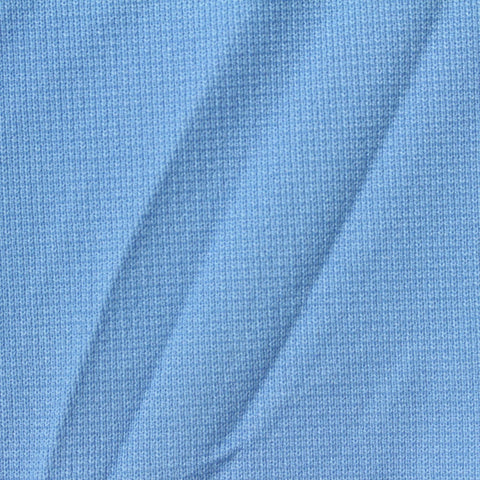 Polyester Stretch Waffle Knit Fabric, 260 gsm, 170 cm — Blue