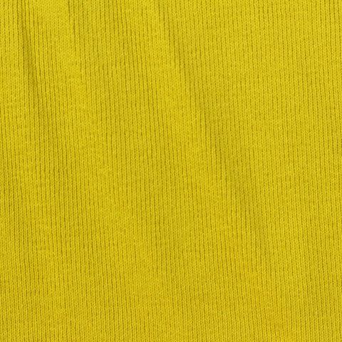Cotton Polyester Stretch Interlock Knit Fabric, 270 gsm, 160 cm — Yellow