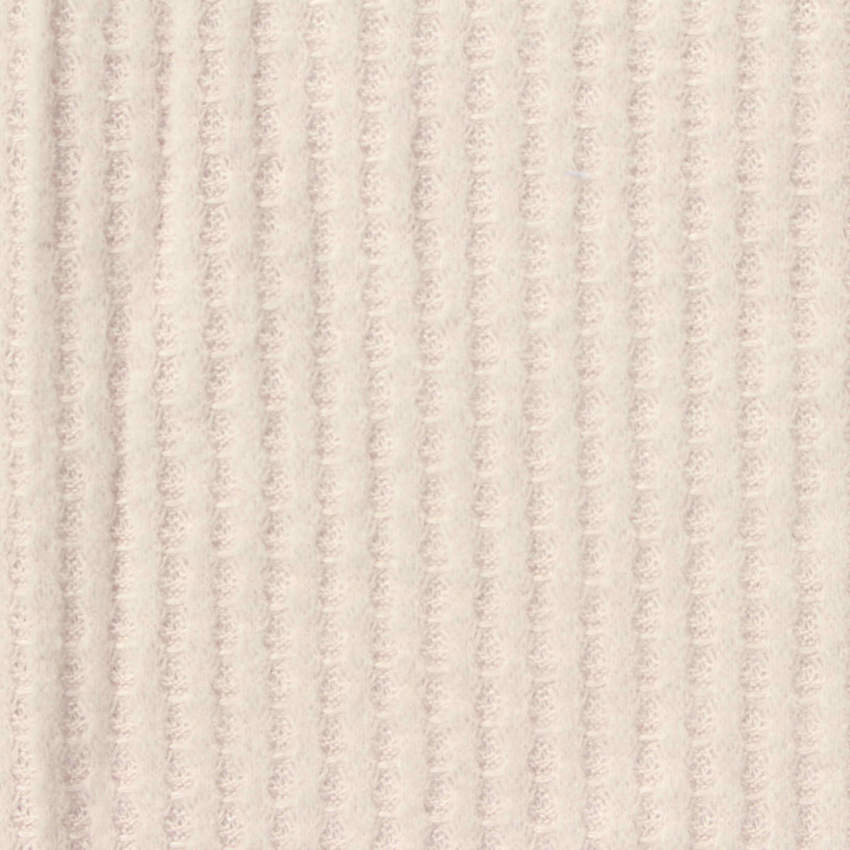 Brushed Polyester Viscose Stretch Waffle Knit Fabric, 220 gsm, 160 cm — Beige