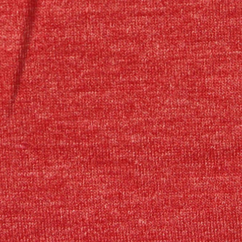 Red Marl French Terry, Poly-Viscose, 220 gsm