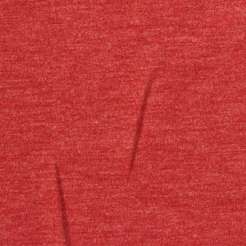Red Marl French Terry, Poly-Viscose, 220 gsm