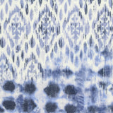 Blue Abstract Jersey Knit, Polyester