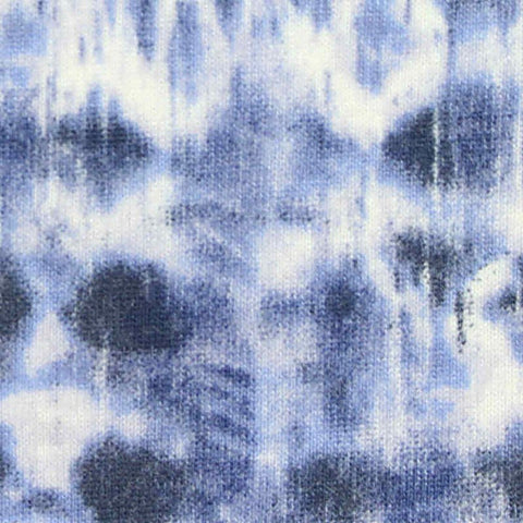 Blue Abstract Jersey Knit, Polyester, 180 gsm