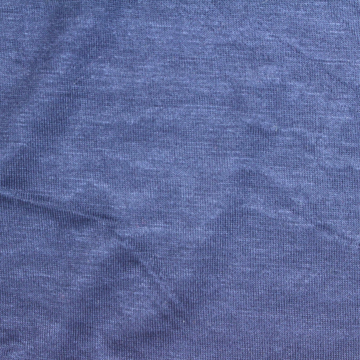 Heathered Blue Marl Jersey Knit, Polyester, 200 gsm