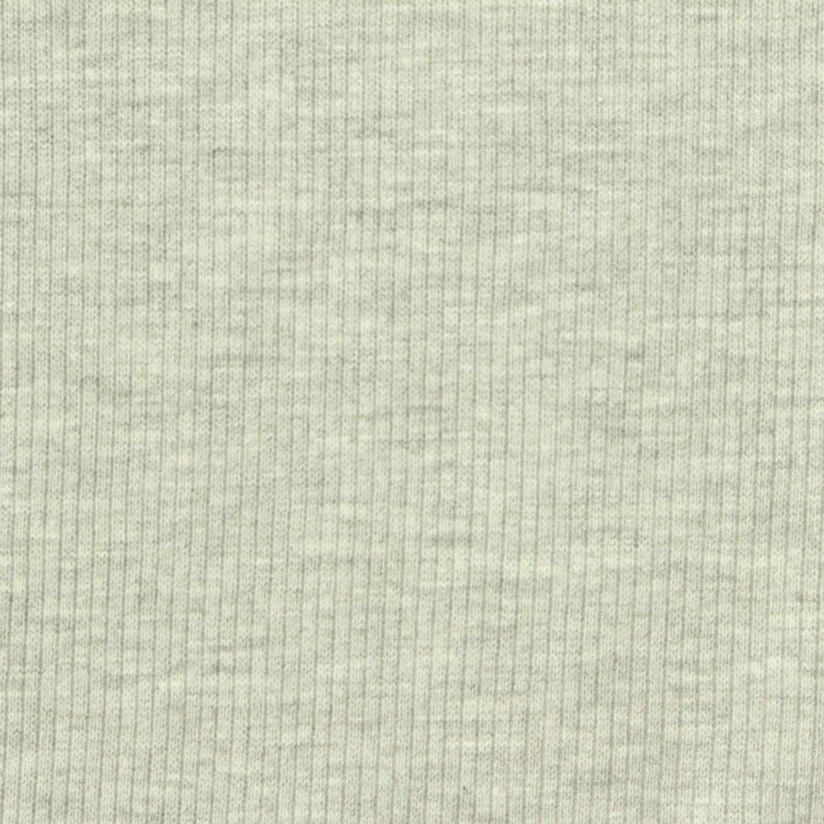 Light Grey Marl Rib Knit, Polyester, 280 gsm, 127 cm