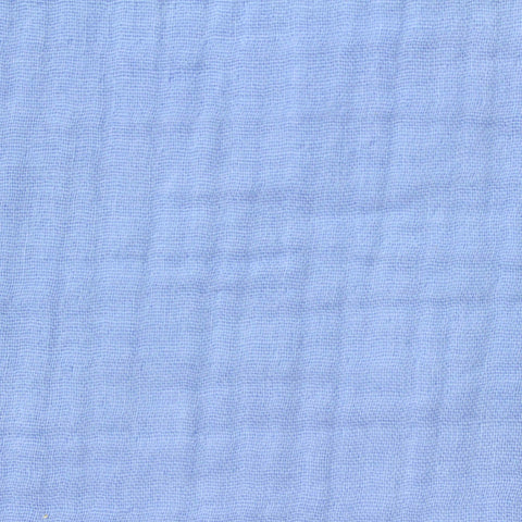 100% Cotton Crepe Fabric, 175 gsm, 140 cm — Blue