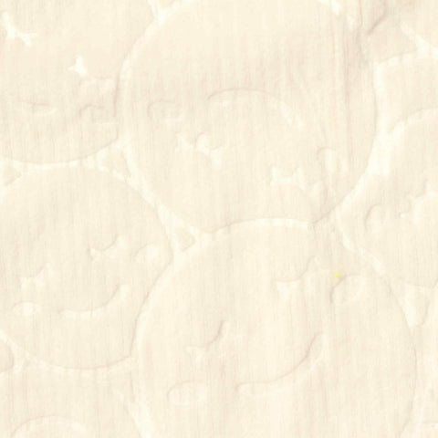 Beige Large-Circle Jacquard, Polyester