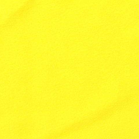 100% Polyester Fleece Fabric, 260 gsm, 150 cm — Yellow