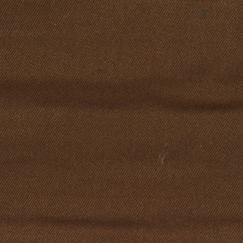 Cotton Polyester Stretch Twill Fabric, 235 gsm — Brown