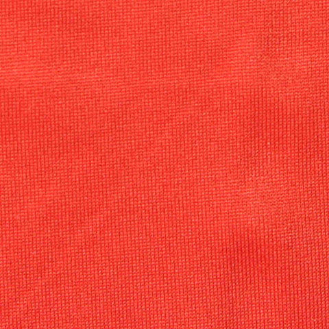 Brushed Polyester Stretch Milk Silk Knit Fabric, 220 gsm, 165 cm — Orange