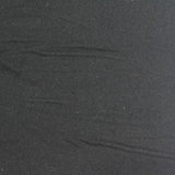 Polyester Stretch Jersey Knit Fabric, 160 gsm, 160 cm — Black