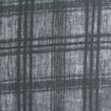 Dark Grey Plaid Jacquard, Cotton