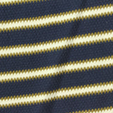Navy Stripes Jacquard, Cotton