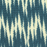 Blue Abstract Warp Knit, Polyester
