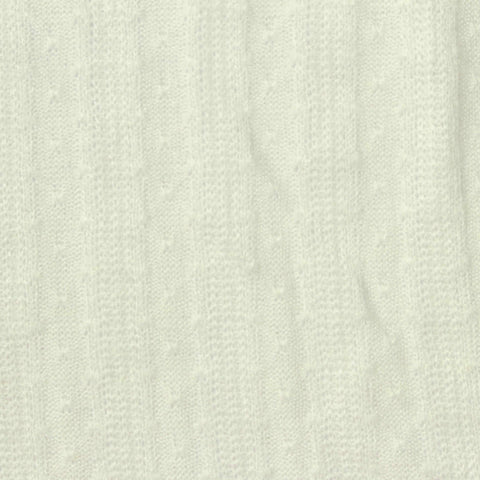 Cream Textured-Dot Jacquard, Viscose-Poly