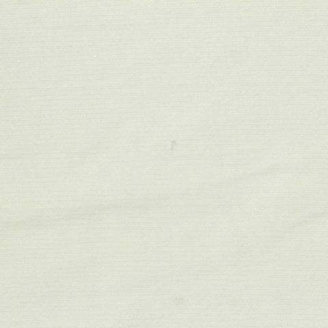Polyester Metallic Blend Stretch Jersey Knit Fabric, 140 gsm, 165 cm — White
