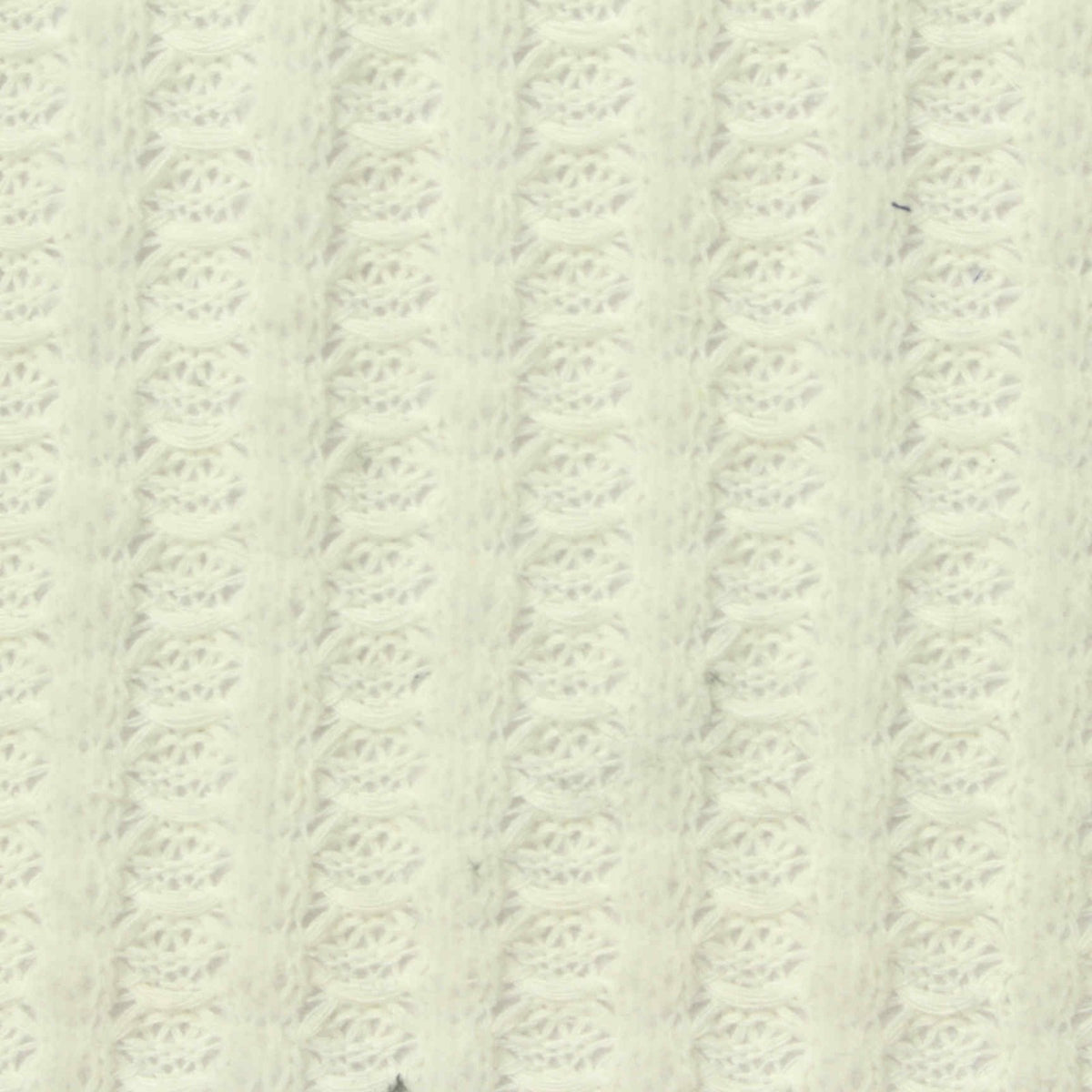 White Openwork Pointelle Knit