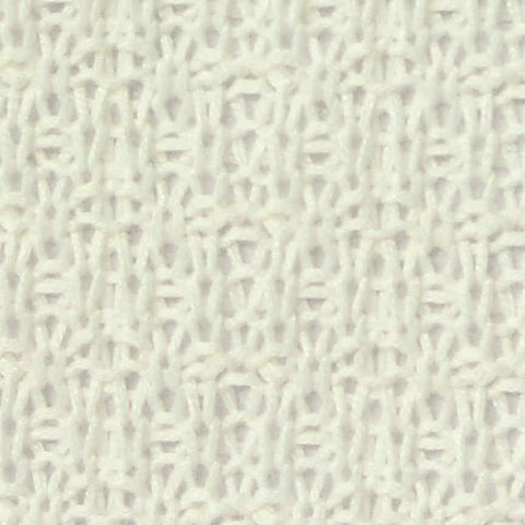 Cream Textured Pointelle Knit, Polyester