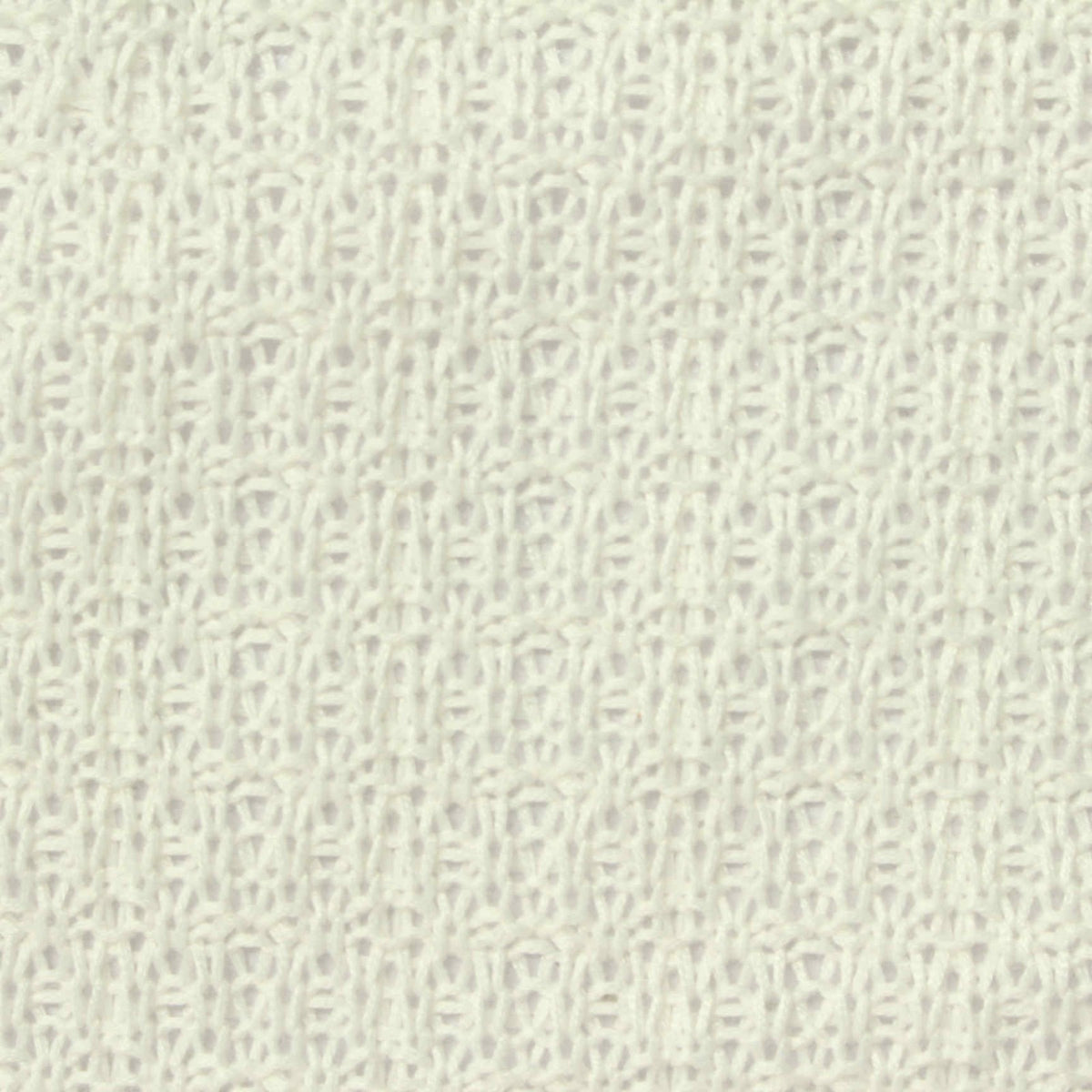 Cream Textured Pointelle Knit, Polyester